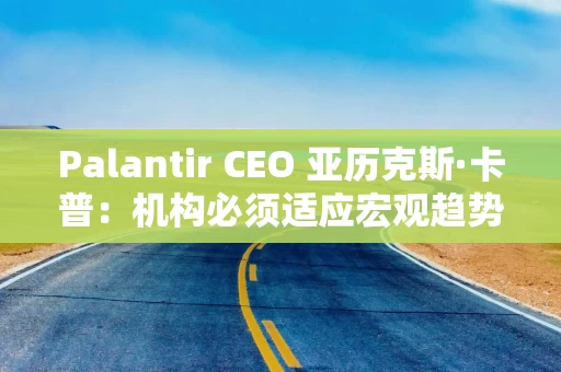 Palantir CEO 亚历克斯·卡普：机构必须适应宏观趋势，人工智能正加速变革