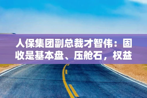 人保集团副总裁才智伟：固收是基本盘、压舱石，权益是胜负石