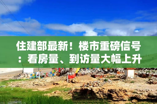 住建部最新！楼市重磅信号：看房量、到访量大幅上升，多地商品房销量出现不同程度增长，市场信心有所恢复