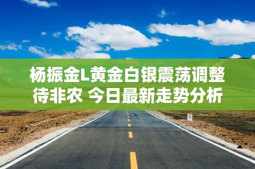 杨振金L黄金白银震荡调整待非农 今日最新走势分析及操作布局