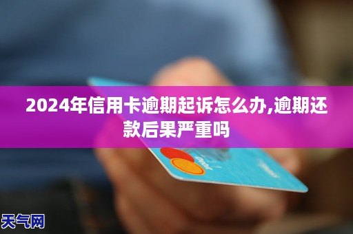 2024年信用卡逾期起诉怎么办,逾期还款后果严重吗