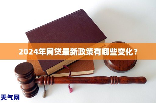 2024年网贷最新政策有哪些变化，怎么应对？