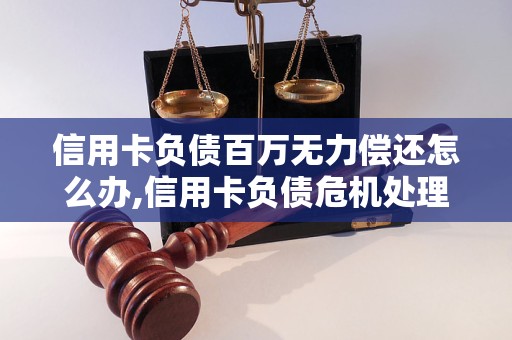 信用卡负债百万无力偿还怎么办,信用卡负债危机处理方案