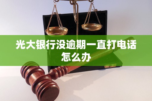 光大银行没逾期一直打电话怎么办