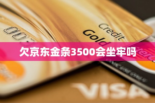 欠京东金条3500会坐牢吗