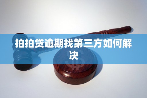 拍拍贷逾期找第三方如何解决