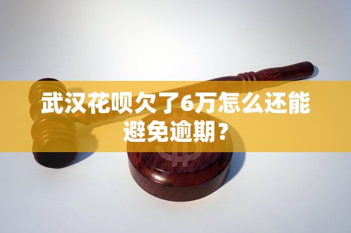 武汉花呗欠了6万怎么还能避免逾期？