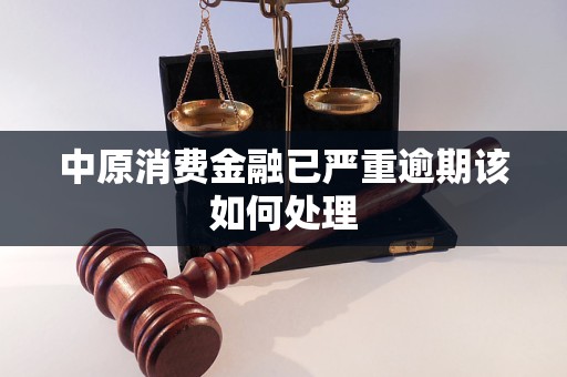 中原消费金融已严重逾期该如何处理