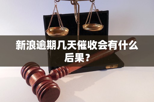 新浪逾期几天催收会有什么后果？