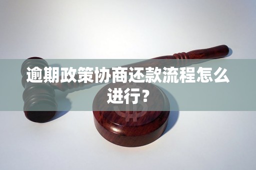 逾期政策协商还款流程怎么进行？