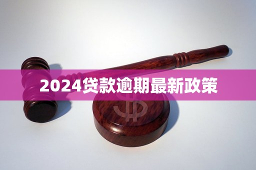 2024贷款逾期最新政策