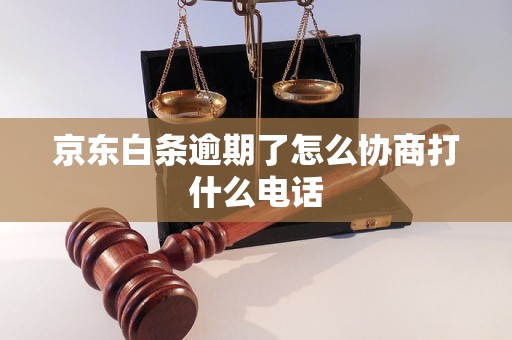 京东白条逾期了怎么协商打什么电话