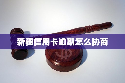 新疆信用卡逾期怎么协商