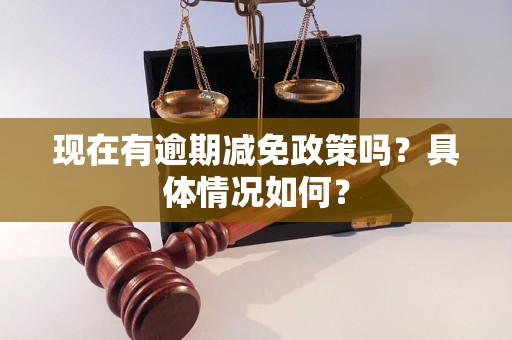 现在有逾期减免政策吗？具体情况如何？