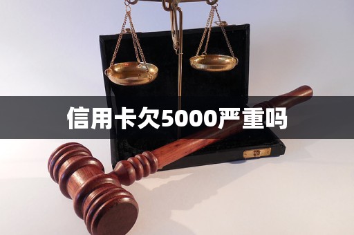 信用卡欠5000严重吗