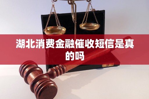 湖北消费金融催收短信是真的吗