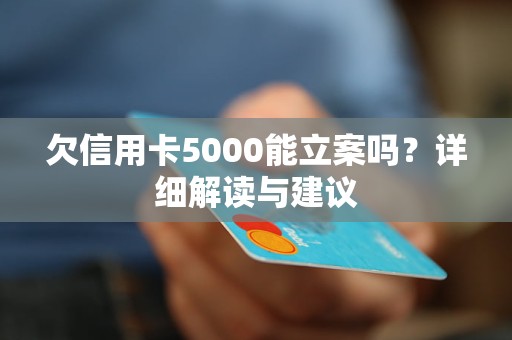 欠信用卡5000能立案吗？详细解读与建议