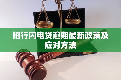 招行闪电贷逾期最新政策及应对方法