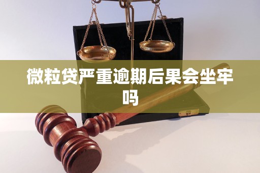 微粒贷严重逾期后果会坐牢吗