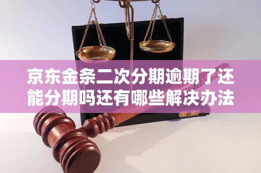 京东金条二次分期逾期了还能分期吗还有哪些解决办法