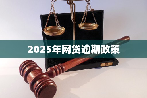 2025年网贷逾期政策